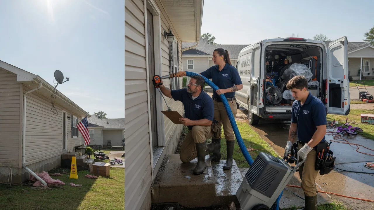 Ceiling Water Damage Restoration in Clemmons, NC near me